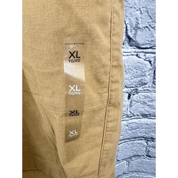 Tommy Hilfiger Men's Linen Blend Shorts size XL Drawstring Waist - Picture 6 of 10